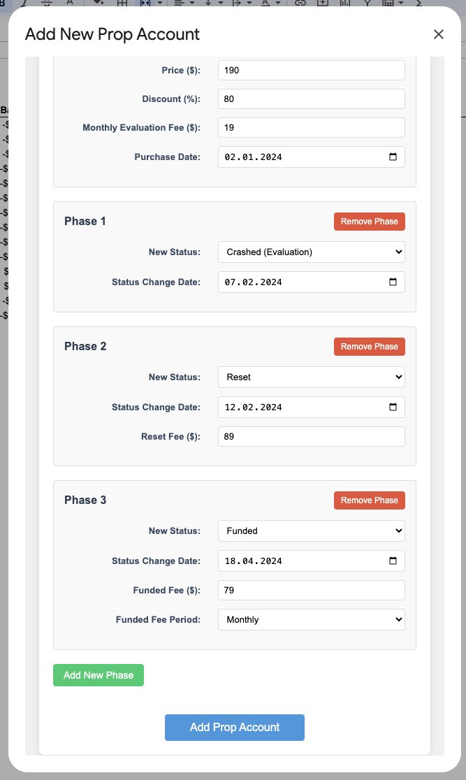 Question:
Have you ever used or seen sth like this in Google Spreadsheets when tracking any #data? 
This is a completely dynamical input mask with changing selection options for the dropdown, depending on the values ​​of other fields.
And yes, it works 😉

#trading #DataAnalytics