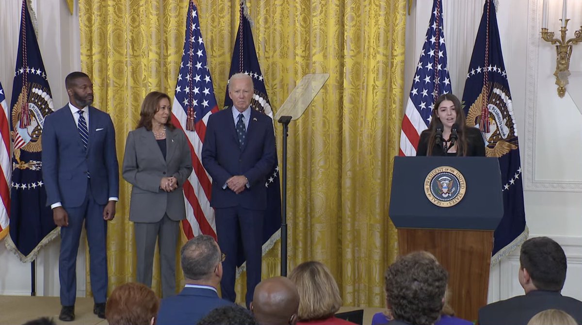 "<a href="/VP/">Vice President JD Vance</a> has walked the halls of my school in Parkland alongside the families of the victims. She has listened to Gen Z leaders and understands how we are feeling, and she leads the first-ever Office of Gun Violence Prevention." - Sari, Students Demand Action leader and Marjory