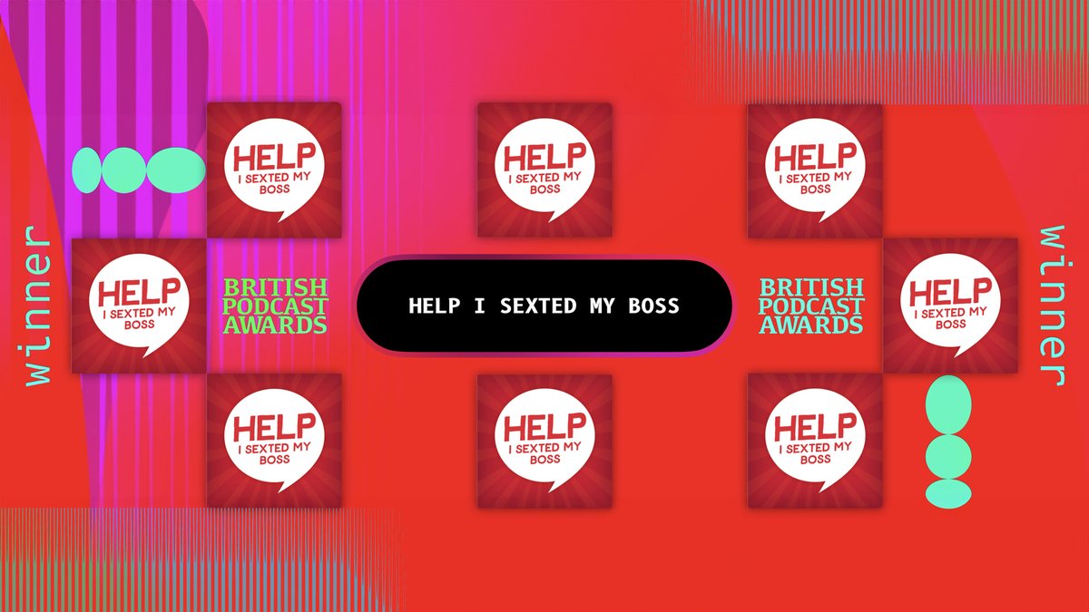 Congratulations to Help I Sexted my Boss this year's #BritishPodcastAwards Listeners' Choice award winner