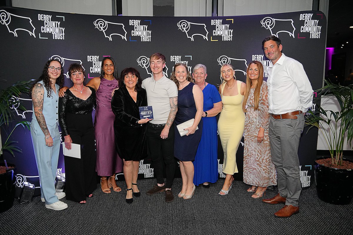 Derby County (@dcfcofficial) on Twitter photo The final <a href="/DCCTOfficial/">Derby County Community Trust 🐏</a> awards of the night, recognise staff and programmes. 🤝
▫️ Emma Pilgrim and Sara Adcock
🏆 Employee of the Year
▫️ Elliott Dawson, Sara Adcock, Adam Rowley
🏆 Length of Service
▫️ Live IT/Active Schools
🏆 Programme of the Year The final <a href="/DCCTOfficial/">Derby County Community Trust 🐏</a> awards of the night, recognise staff and programmes. 🤝
▫️ Emma Pilgrim and Sara Adcock
🏆 Employee of the Year
▫️ Elliott Dawson, Sara Adcock, Adam Rowley
🏆 Length of Service
▫️ Live IT/Active Schools
🏆 Programme of the Year