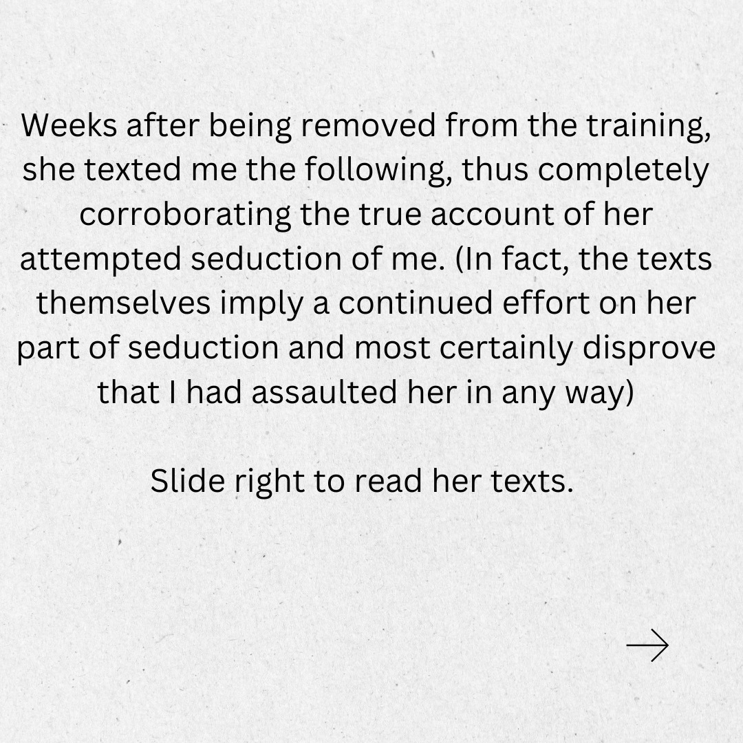 TimBallard's tweet photo. It breaks my heart to have to do this. I have waited almost a year to share this truth, hoping these lying women would come to their senses . But they have not. 

It’s hard to imagine that anyone, especially a former Ms. Utah, would lie and thus seek to destroy an innocent family and sue to take for herself sacred donor dollars reserved for the rescue of sexually abused children.

But this is, in fact, what Amy Morgan Davis has done, and the proof is rock solid.

We have no choice but to sue her for her evil acts against innocent people and children. 

See link in bio for the entire lawsuit filing and the actual text messages (as extracted forensically via Cell Brite software) /1