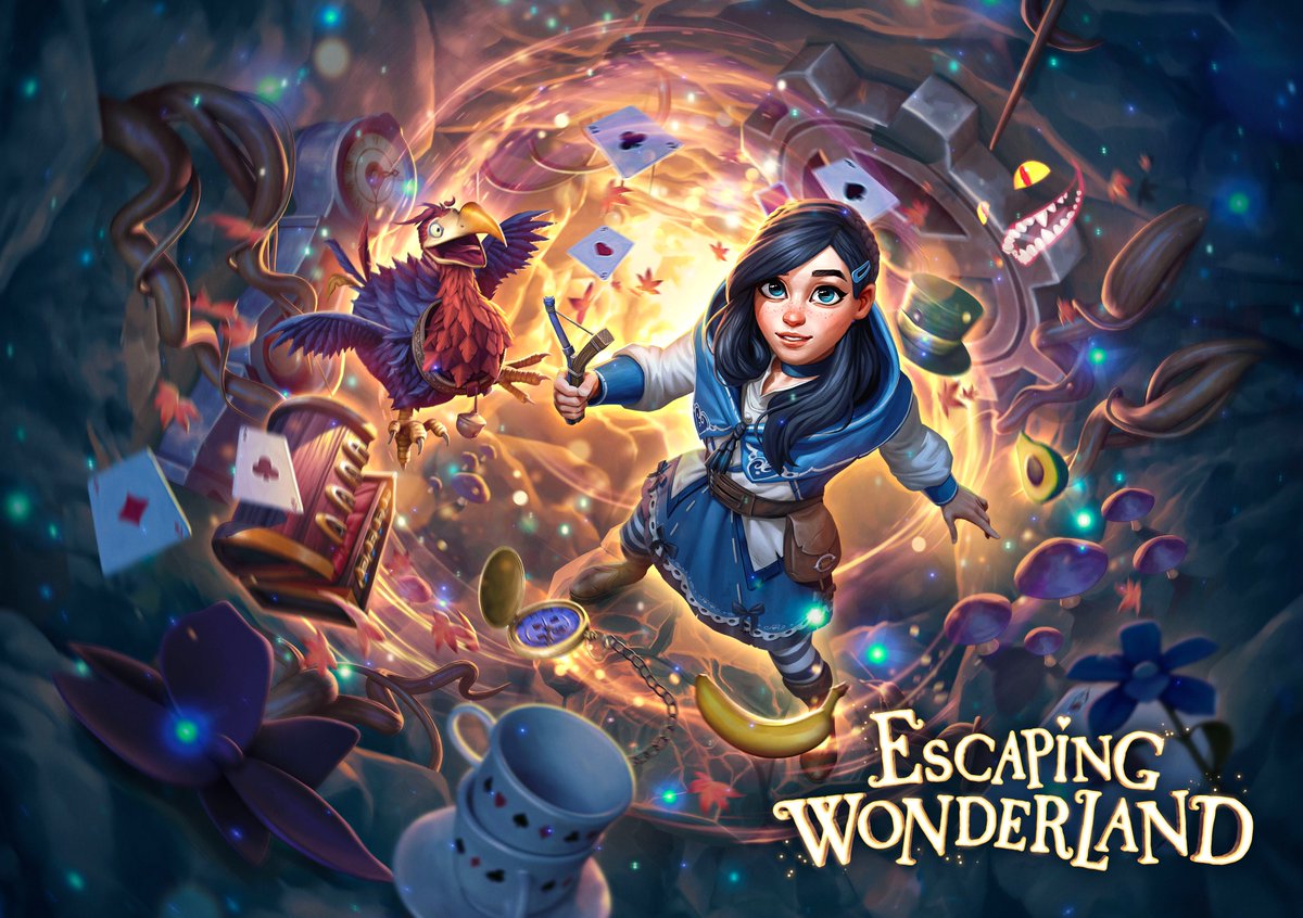 Stumpyfongo (@stumpyfongo) on Twitter photo I'm thrilled to share the artwork I created in collaboration with <a href="/beyondframesent/">Beyond Frames</a> for the launch of their new Meta Quest game, Escaping Wonderland, which is live today! Go check it out! #MetaQuest #digitalart I'm thrilled to share the artwork I created in collaboration with <a href="/beyondframesent/">Beyond Frames</a> for the launch of their new Meta Quest game, Escaping Wonderland, which is live today! Go check it out! #MetaQuest #digitalart