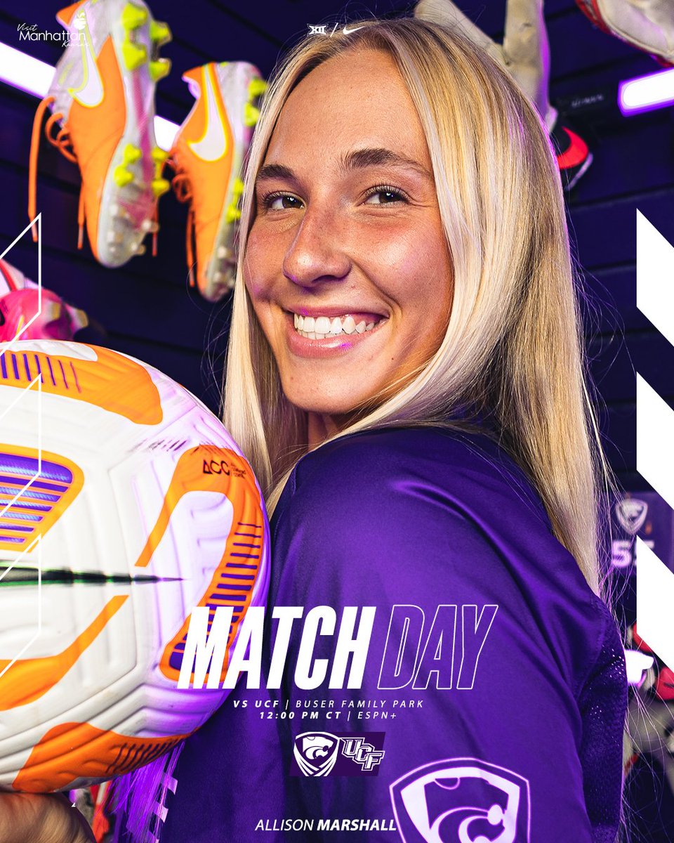 MATCH DAY

🆚 UCF
📍 Buser Family Park | 12PM CT
📺 k-st.at/3BlL36M | ESPN+
📊 k-st.at/3XE6E1P
🎟️ kstatesports.com/buytickets