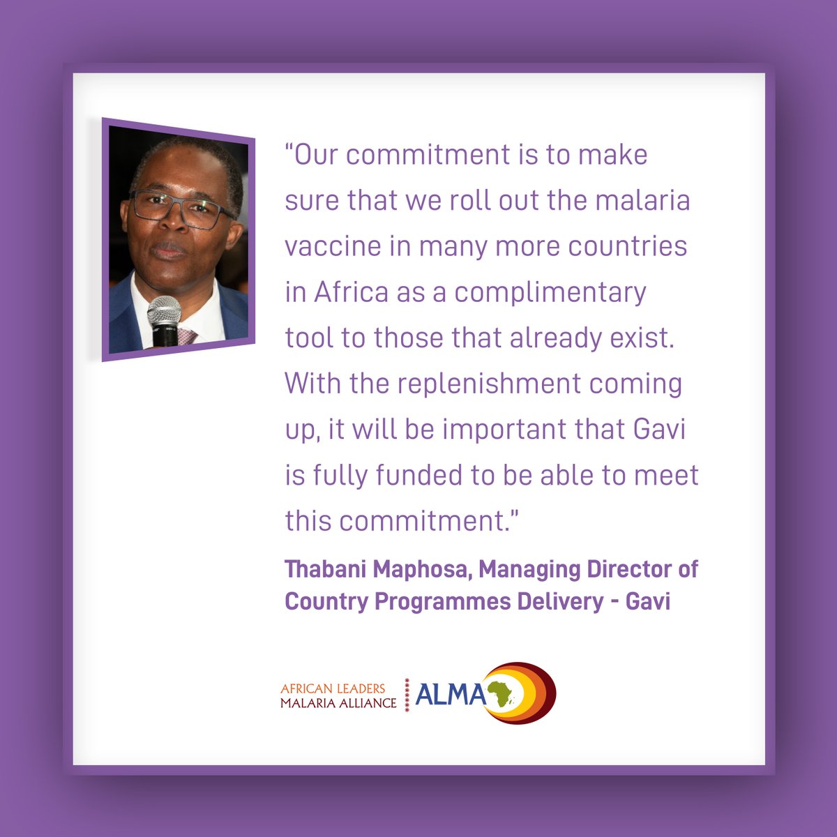 African Leaders Malaria Alliance (ALMA) tweet media