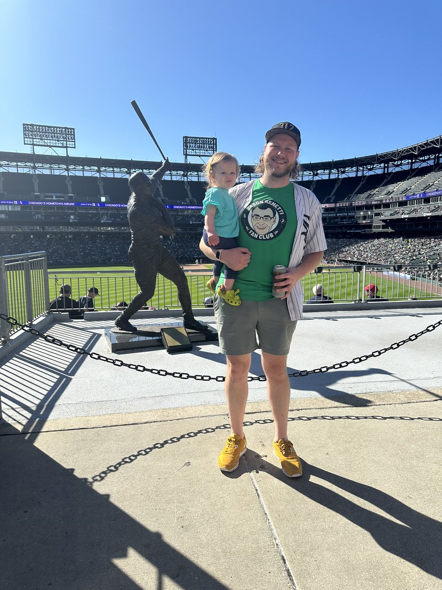 Lemmy got to see her first White Sox game and it was a W!