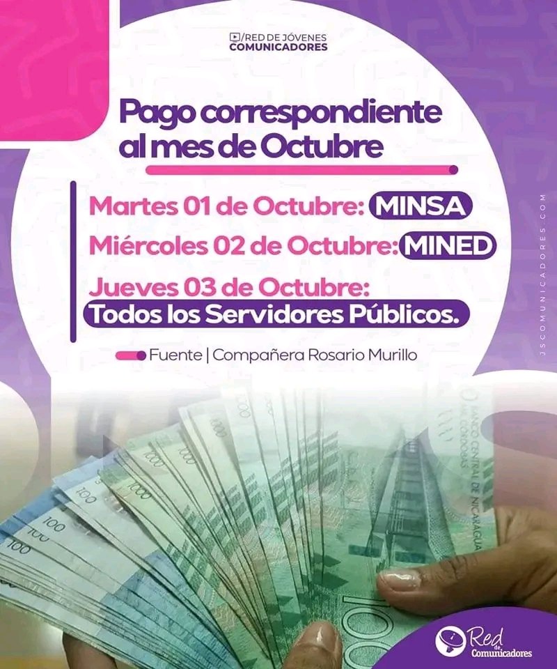 13JulioUNANMGA's tweet photo. #Nicaragua 🇳🇮🇳🇮 || 👉Palabras de la Cra. Rosario Murillo Vicepresidenta de la República de Nicaragua en su alocucion de medio día de hoy jueves 26 de Septiembre.
#AmorANicaragua
#OrgulloDeMiPais
#SoyCSM #SomosUNAN https://t.co/l2htwZydqm