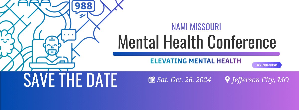 NAMIMissouri's tweet photo. 2024 Annual Conference - https://t.co/kIT31MMeoa https://t.co/7NdNe1qlU8