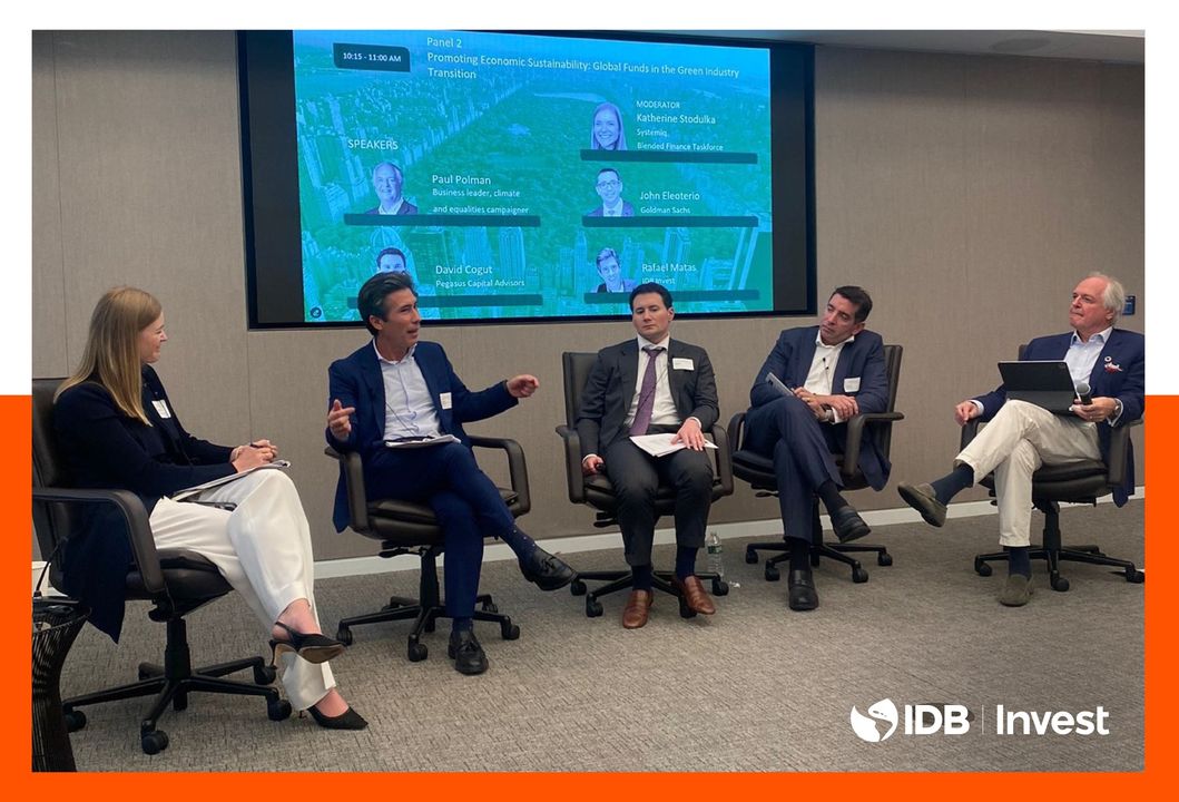 This week in #NYC, IDB Invest took part in several events at #UNGA &amp; #ClimateWeekNYC, where global leaders converged to accelerate climate solutions and drive urgent action toward a sustainable future.

<a href="/Hilengm/">Dr. Hilen Meirovich</a>, Director of Climate, shared how we are advising companies to build