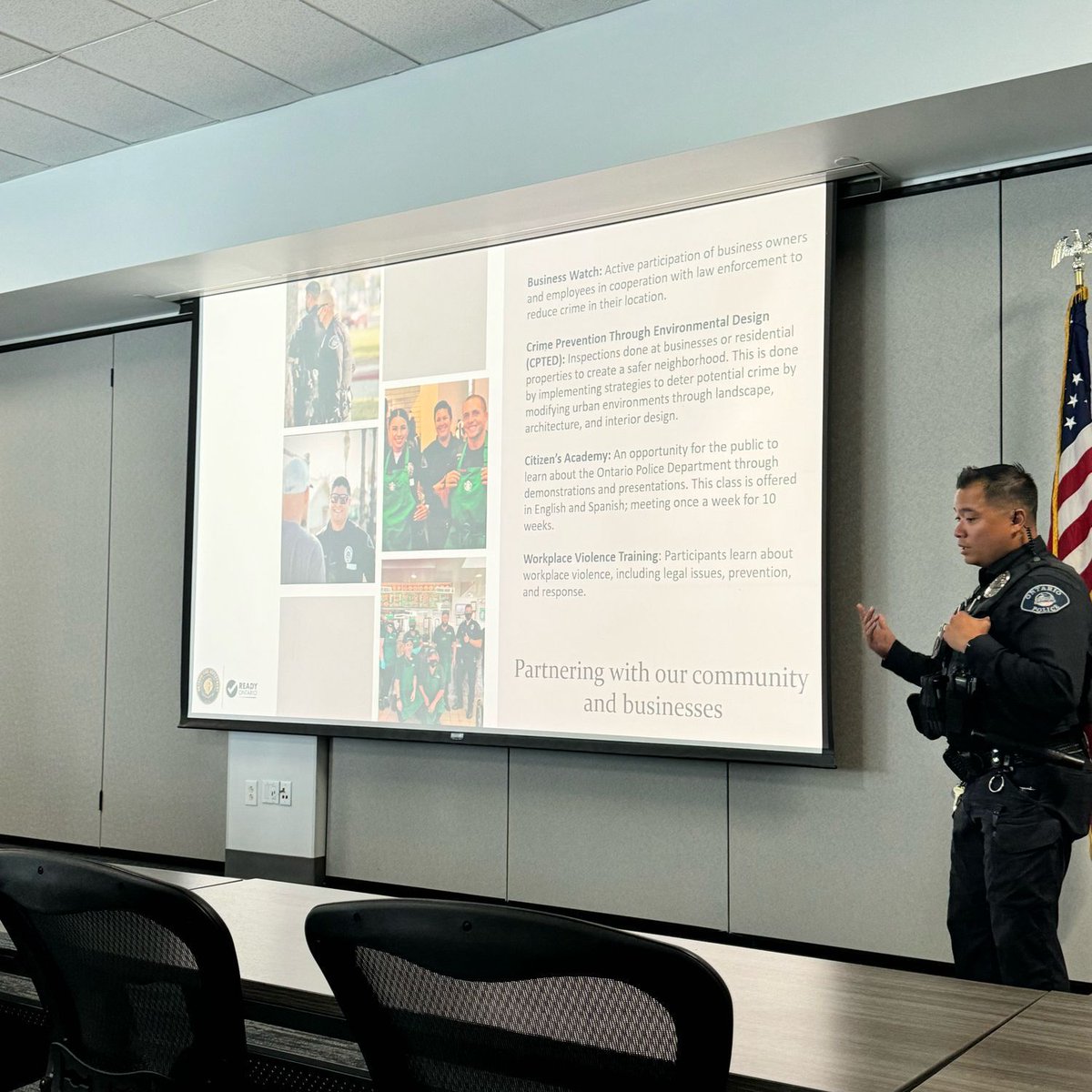 TY to the <a href="/CityofOntario/">City of Ontario</a> &amp; <a href="/readyontario/">ReadyOntario</a> for hosting the CORE Seminar! It's FREE &amp; prepares businesses, nonprofits, &amp; faith-based organizations to build disaster resiliency &amp; readiness. It's a great opportunity to protect your assets &amp; promote employee safety &amp; preparedness.