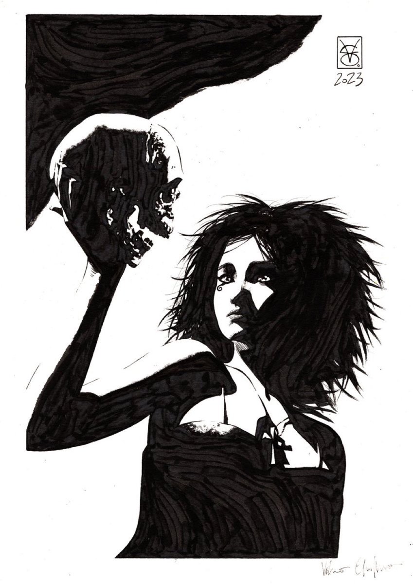 ValerioGiangio1's tweet photo. Old Death Illustration 
#sandman https://t.co/ndow95MuMs