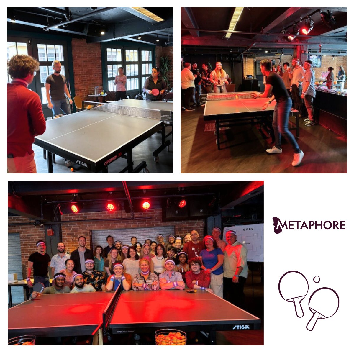We celebrated moving into our new office space by coming together for some friendly competition at <a href="/wearespin/">SPIN</a> Boston. We had a fantastic time and look forward to putting our own spin on our new office. 🏓 #LifeAtMetaphore