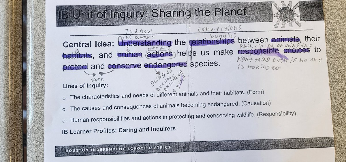 bramir13's tweet photo. 3rd graders at @MemorialElm analyzed the meaning of their @iborganization central idea 💡& my blue group researched🐘 and 🦍 & presented their findings to their peers before starting our novel studies "The One and Only Ivan". #Sharingtheplanet 🌏
#IBPYP
#TeamHISD https://t.co/aizcGpOiZK
