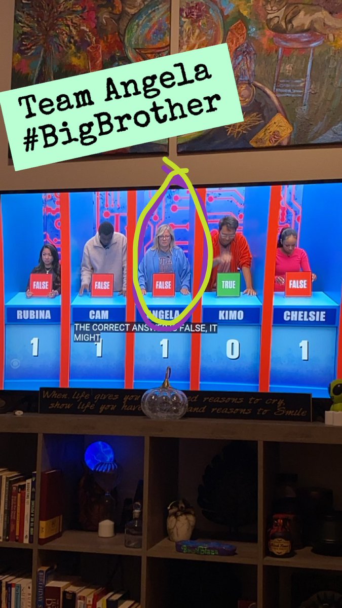 My predication is that Angela is going to win #BigBrother #CBS