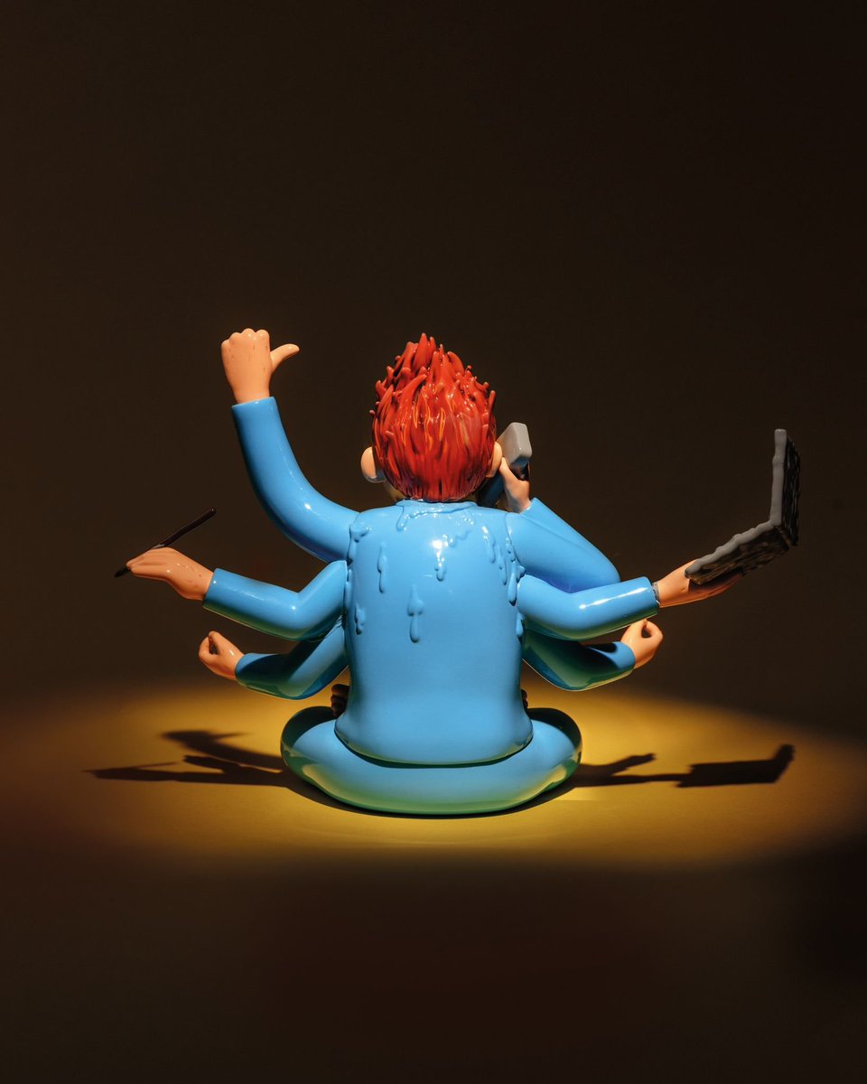 A balance between productivity and inner peace 🧘🏻‍♂️ <a href="/sirjoancornella/">Joan Cornellà</a>'s latest vinyl collectible, “Yogawork”, is coming soon to <a href="/DDT_Store/">DDT Store</a> next week!

Register interest now! (DDTStore.com)

Save the date:
3 Oct 12am EDT / 12pm HKT

<a href="/sirjoancornella/">Joan Cornellà</a> <a href="/ARR_ltd/">AllRightsReserved</a> <a href="/DDT_Store/">DDT Store</a>