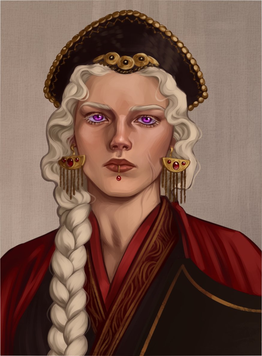 Zacckiell's tweet image. Visenya and Rhaenys of House Targaryen
#ASOIAF #fanart #HouseOfTheDragon #GameOfThrones