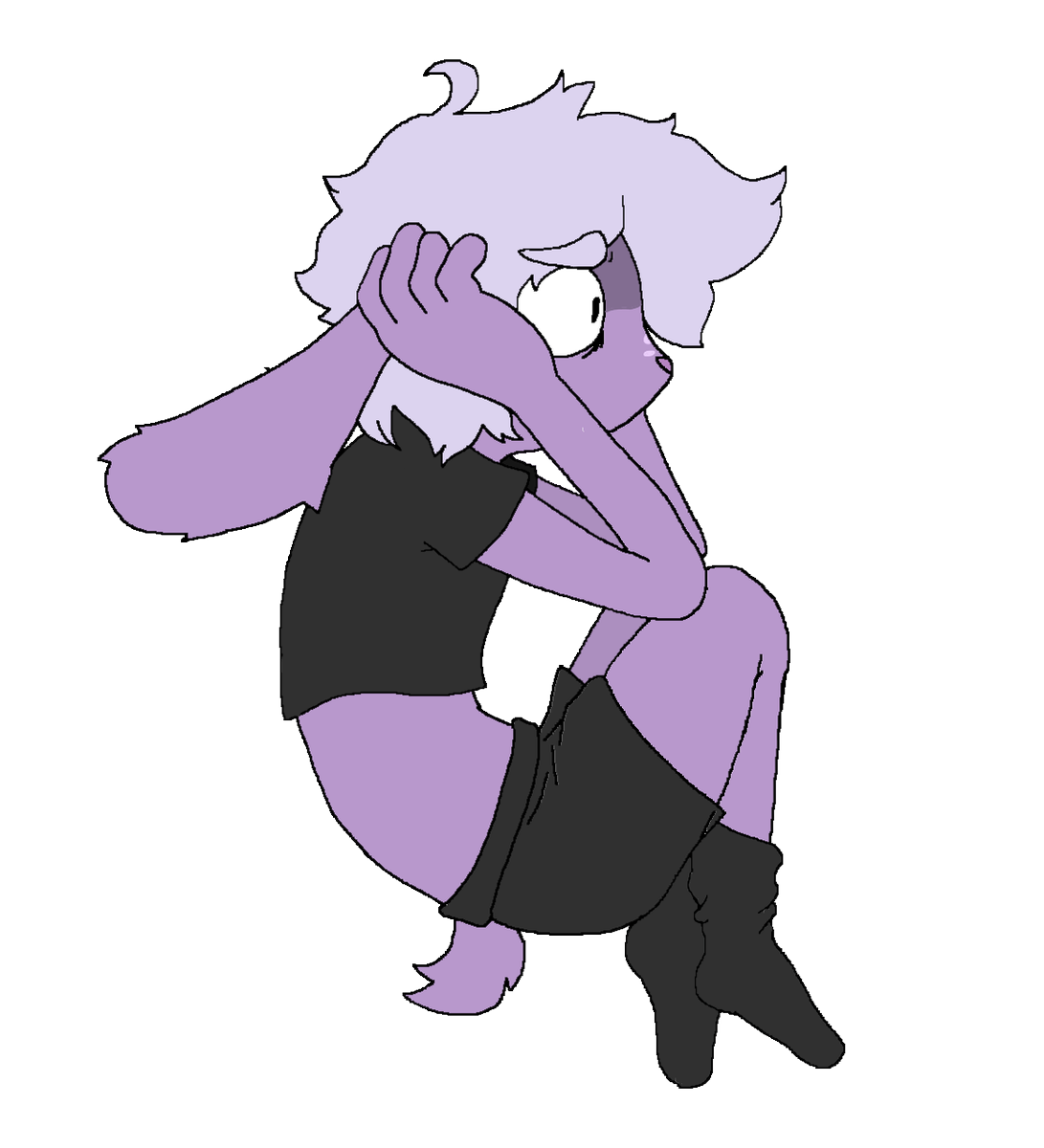 Original started drawing this as a joke response to something but then it turned out kinda too dramatic so i'm putting it h e r e