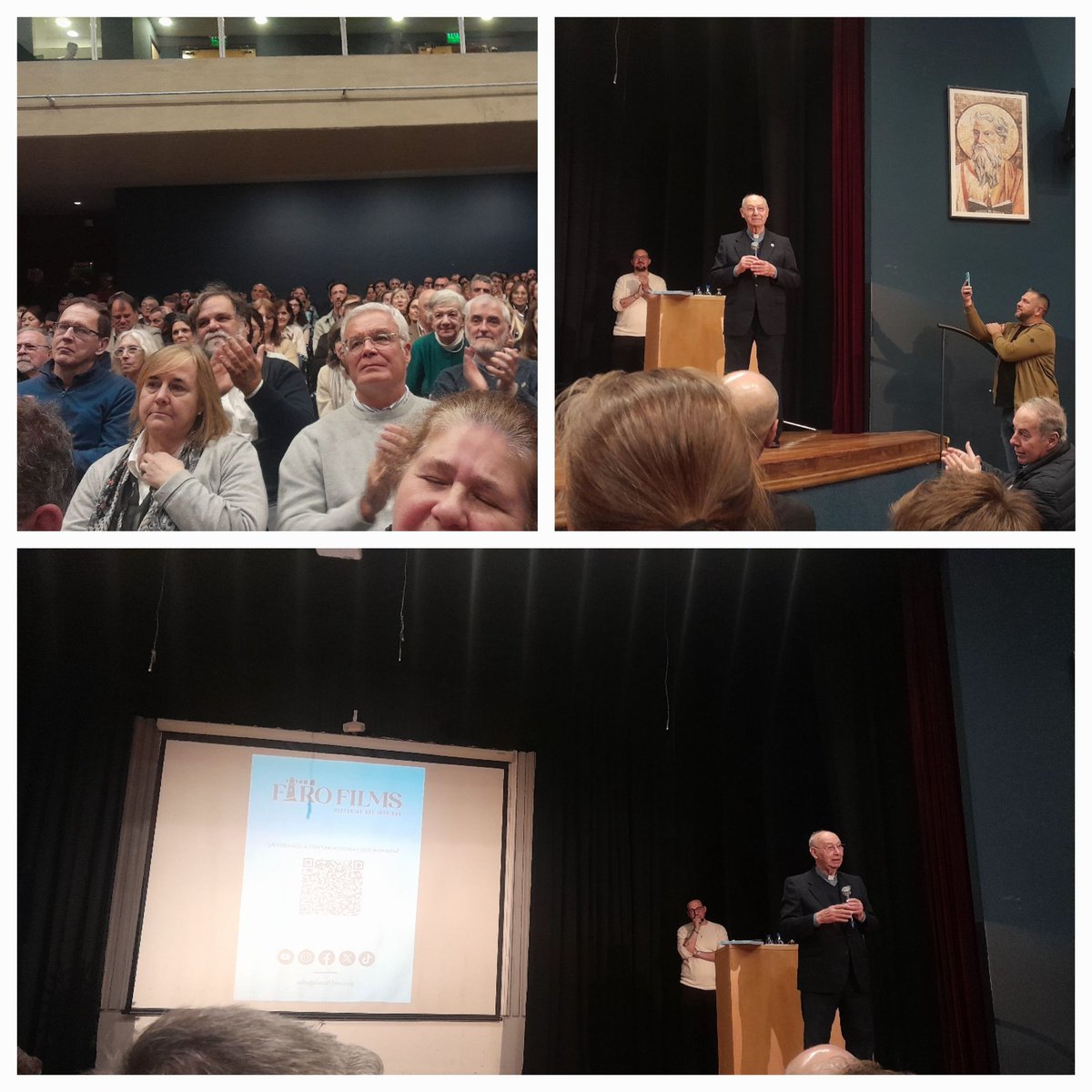 Emocionante presentación del Episodio 1 de "Dios en las Trincheras" de <a href="/FaroFilmsOk/">Faro Films</a>, magnífica película que narra las experiencias espirituales de los combatientes y su manifestación material, a través del testimonio de un capellán voluntario en Malvinas (Rp. Martínez Torrens).