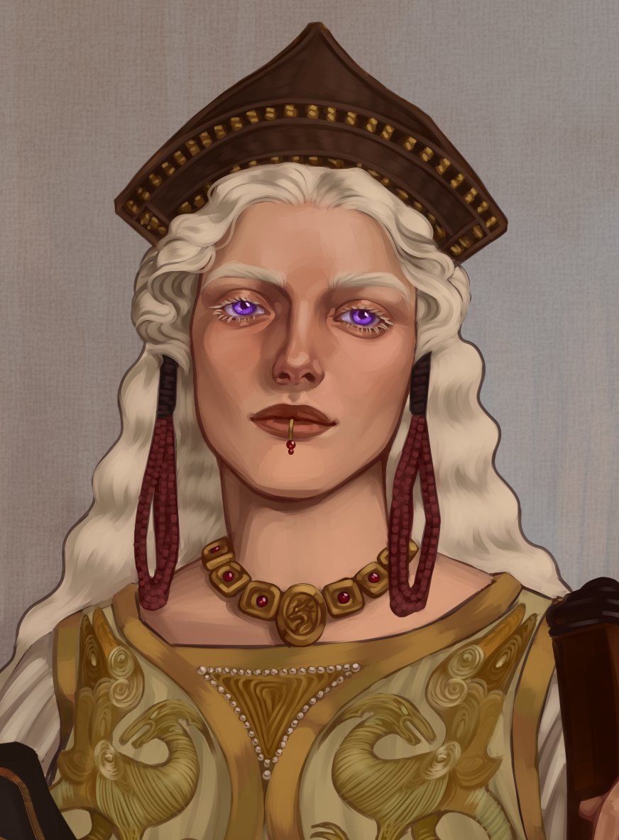 Zacckiell's tweet image. Visenya and Rhaenys of House Targaryen
#ASOIAF #fanart #HouseOfTheDragon #GameOfThrones