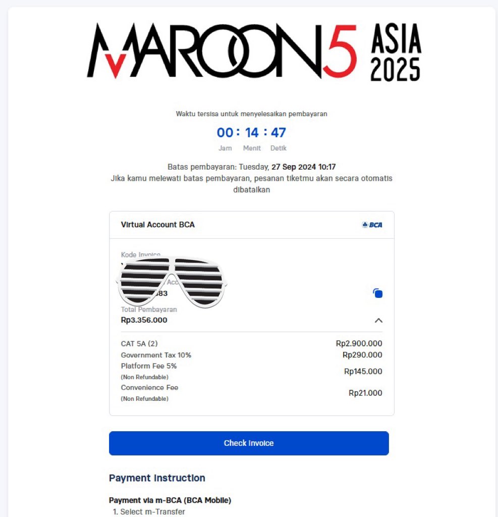 ❗️JASA WAR TIKET MAROON 5 JAKARTA 
Avail for CAT 5A

Nanti dibantu tuker sampai jadi wb, karna ikut nonton jugaaa
gasss cat 5a 2tix 3,7jt

wtb wts jastip jaswar