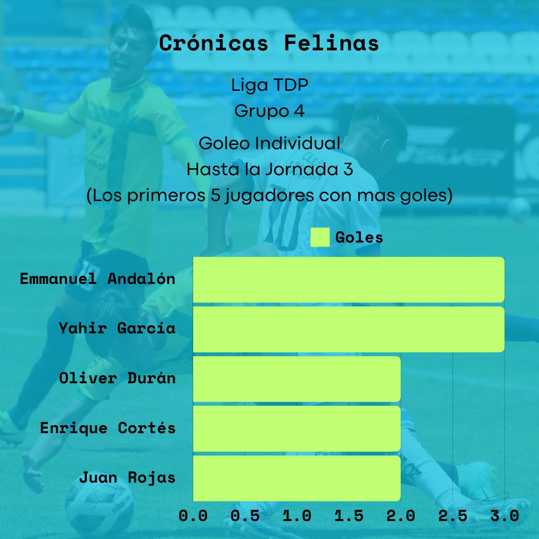 Estos son los primeros cinco goleadores del grupo 4 de la <a href="/LigaTDP/">Liga TDP</a>.