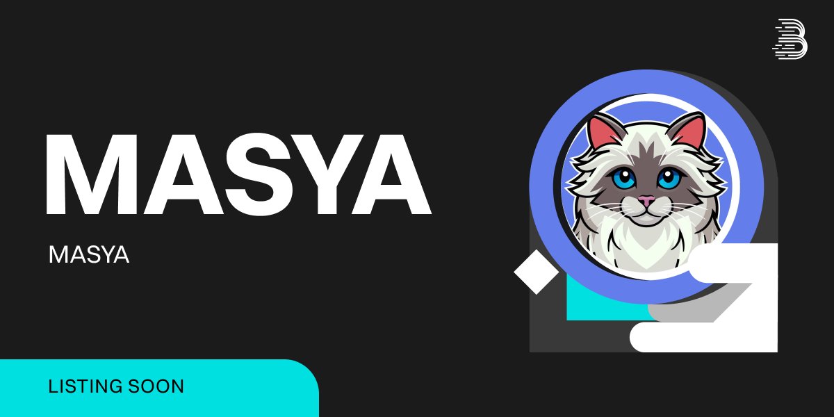 BitMartExchange's tweet photo. 🌟 Upcoming New Listing 🌟

🤩 #BitMart will list MASYA @masyaon_eth soon!

Keep an eye on our socials for further announcements.

Share in the comments what you like about this project 👇

#MASYABitMartListing https://t.co/6Tmm2OybVb
