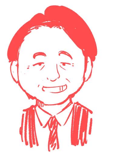 似顔絵練習ー!これは誰でしょうか? 
