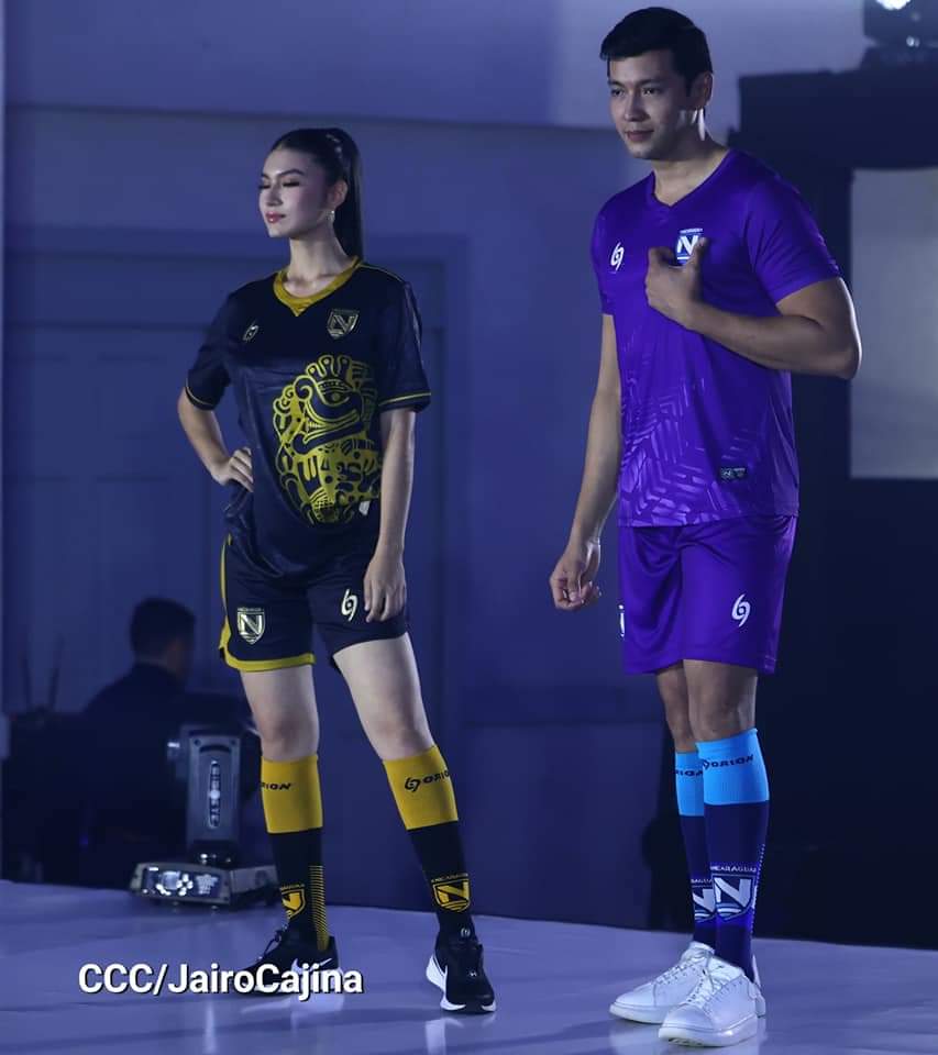 Canal6Nicaragua's tweet image. Selección Nacional realiza el lanzamiento oficial de la nueva imagen en su indumentaria. 

#26Sept #Deportes6 #Nicaragua #fútbol #26septiembre