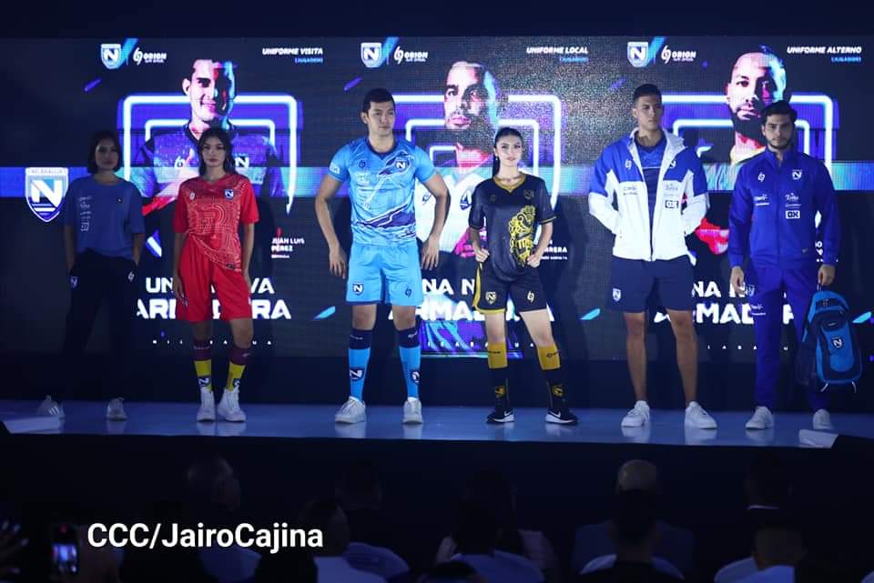 Canal6Nicaragua's tweet image. Selección Nacional realiza el lanzamiento oficial de la nueva imagen en su indumentaria. 

#26Sept #Deportes6 #Nicaragua #fútbol #26septiembre