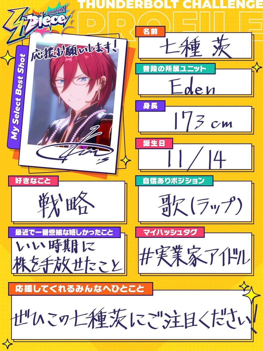 おまとめセットB　内容②　あんスタ　七種茨 GYc6tFWbIAA7drv?format=webp&