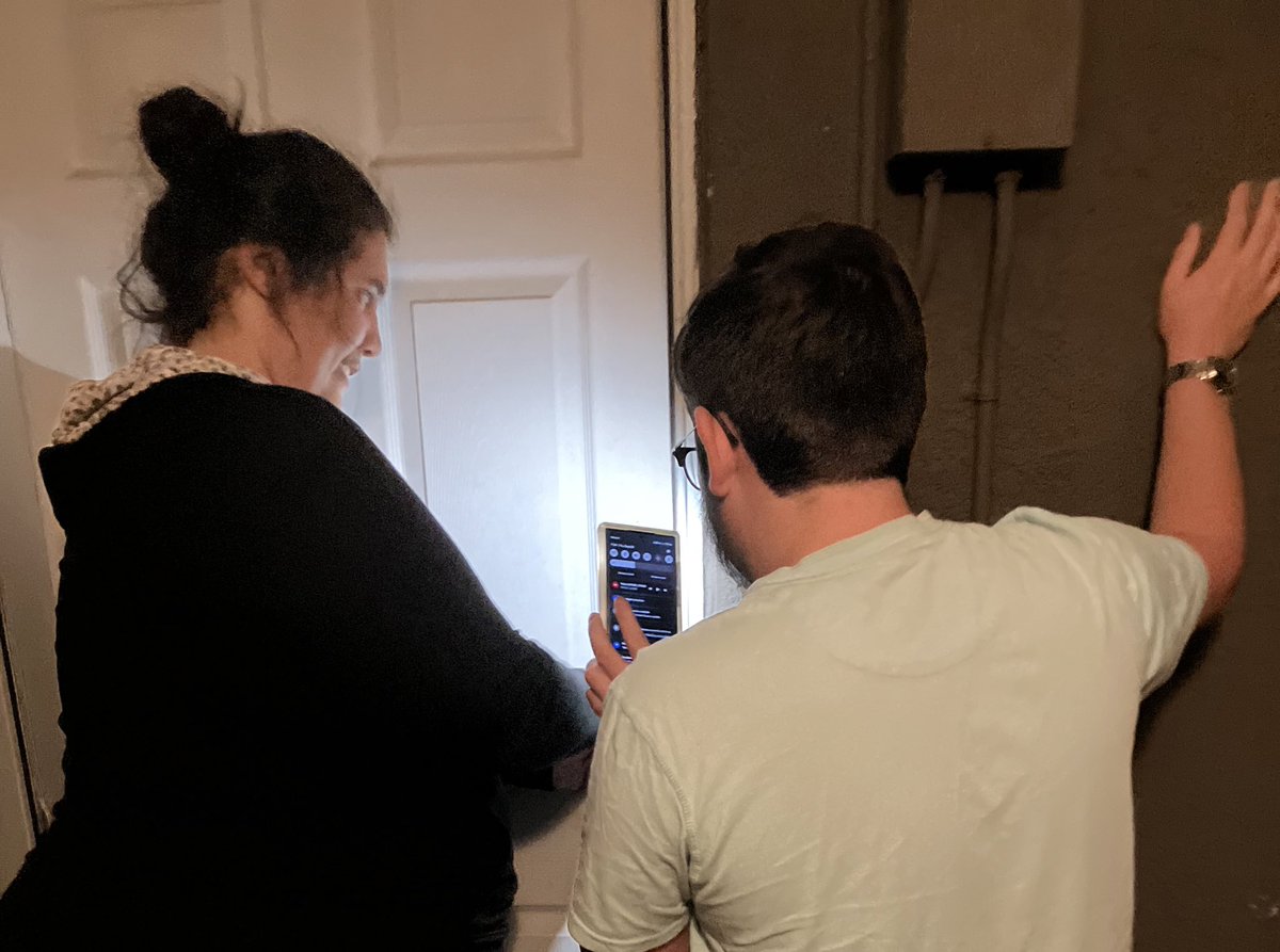 AlainaMencinger's tweet photo. Yeah, your workplace is a “family” but would they drive across town when you got locked out of your dog sitting gig to help pick the lock and rescue the pup https://t.co/qjlYP0nMj6