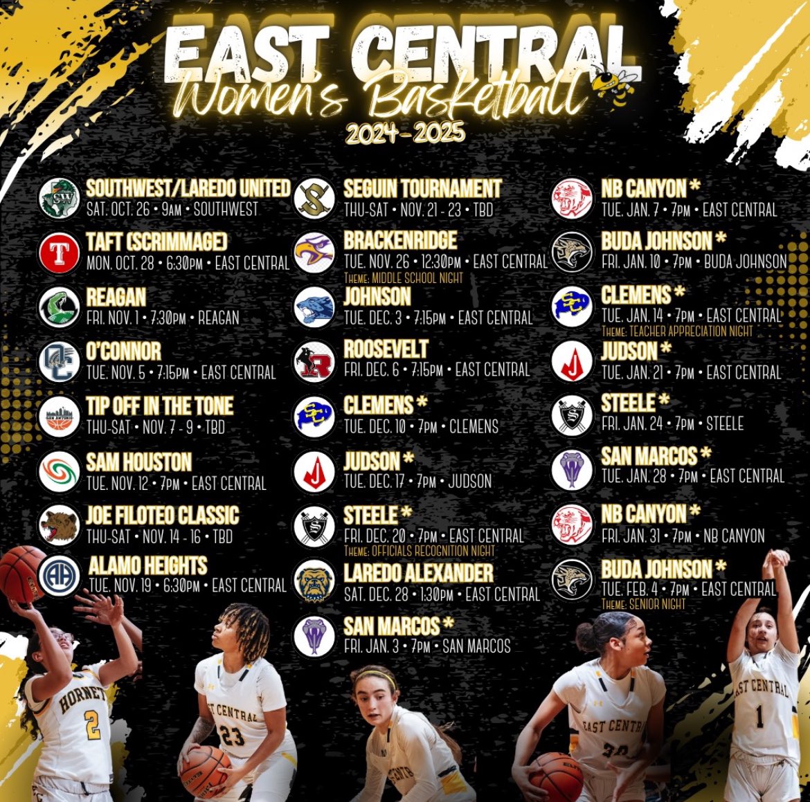 It’s the most wonderful time of the year! We can’t wait to get out on the court! ❤️ <a href="/_ECAthletics/">ECHS Hornet Athletics</a>