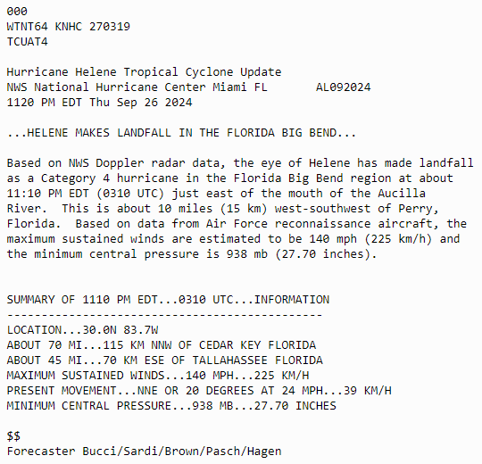 LimWeather's tweet photo. 140mph C4 #Hurricane #Helene has landfalled at 11.10pm EDT in #Florida #BigBend's #TaylorCounty,WSW of #PerryFL!
#Wxtwitter #wxx #Tropicswx #HurricaneSeason2024 #HurricaneSeason #FLwx #GAwx #NorthCarolina #NCwx #HurricaneHelene #Georgia #Alabama #Alwx #SouthCarolina #SCwx https://t.co/CHRYOJkT21