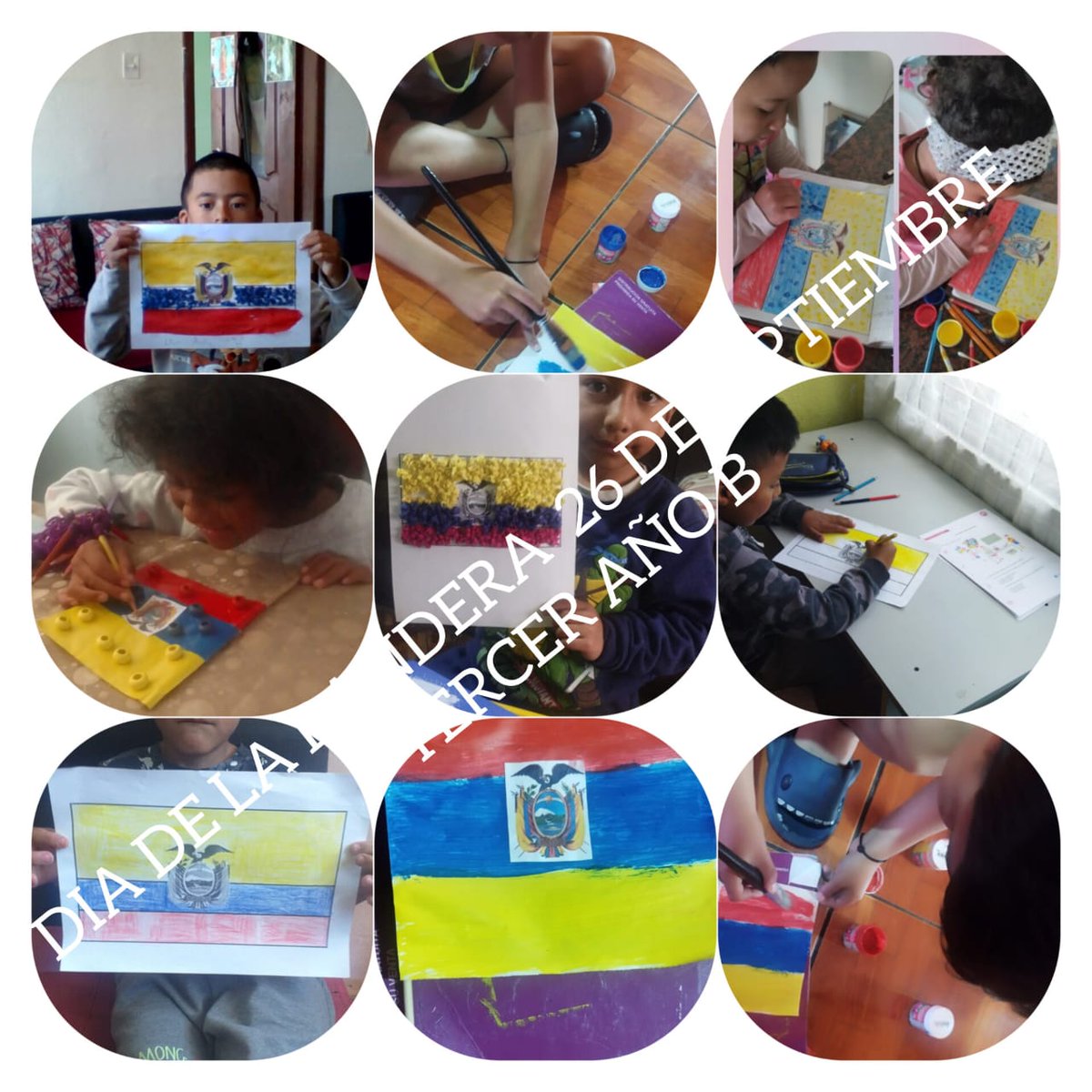 InstitucionL's tweet photo. Por dios juro sagrada bandera
en el aire, en el mar y en la tierra
en la paz y en la horrísona guerra
defenderte hasta airoso morir
¡Viva la Bandera Ecuatoriana! https://t.co/ZtByj4SHdi