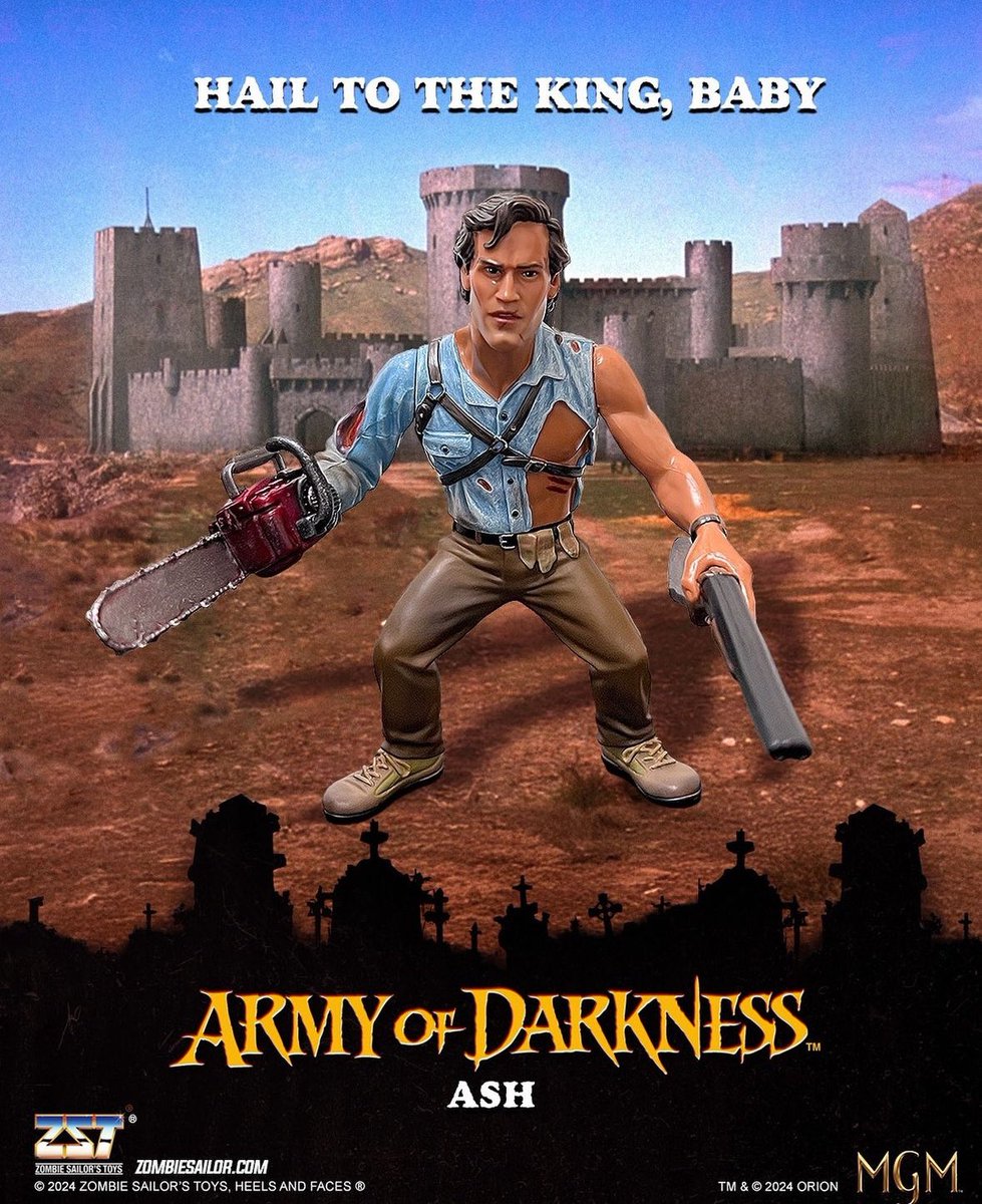 aic_podcast's tweet image. 🎬🧟‍♂️THIS IS MY BOOMSTICK🧟‍♂️🎬

Coming soon from friend of the pod @TheZombieSailor — Bruce Campbell joins the retro line as #AshWilliams from the iconic #ArmyOfDarkness and #EvilDead franchise. Groovy. 

#toys #toycollector #actionfigures #collectibles #horror