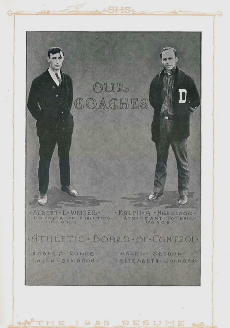 PitCentralHS's tweet photo. Back in 1924 Springfield High School celebrated it's very first Homecoming. The AD was Albert Weiser, and the Head FB Coach was Ralph Harrison.
Friday night at Harrison Stadium, across the street from Weiser Gym, it's the 100th CHS Homecoming!
#CentralPRIDE #OldSchoolFootball https://t.co/2YHzue4oyN