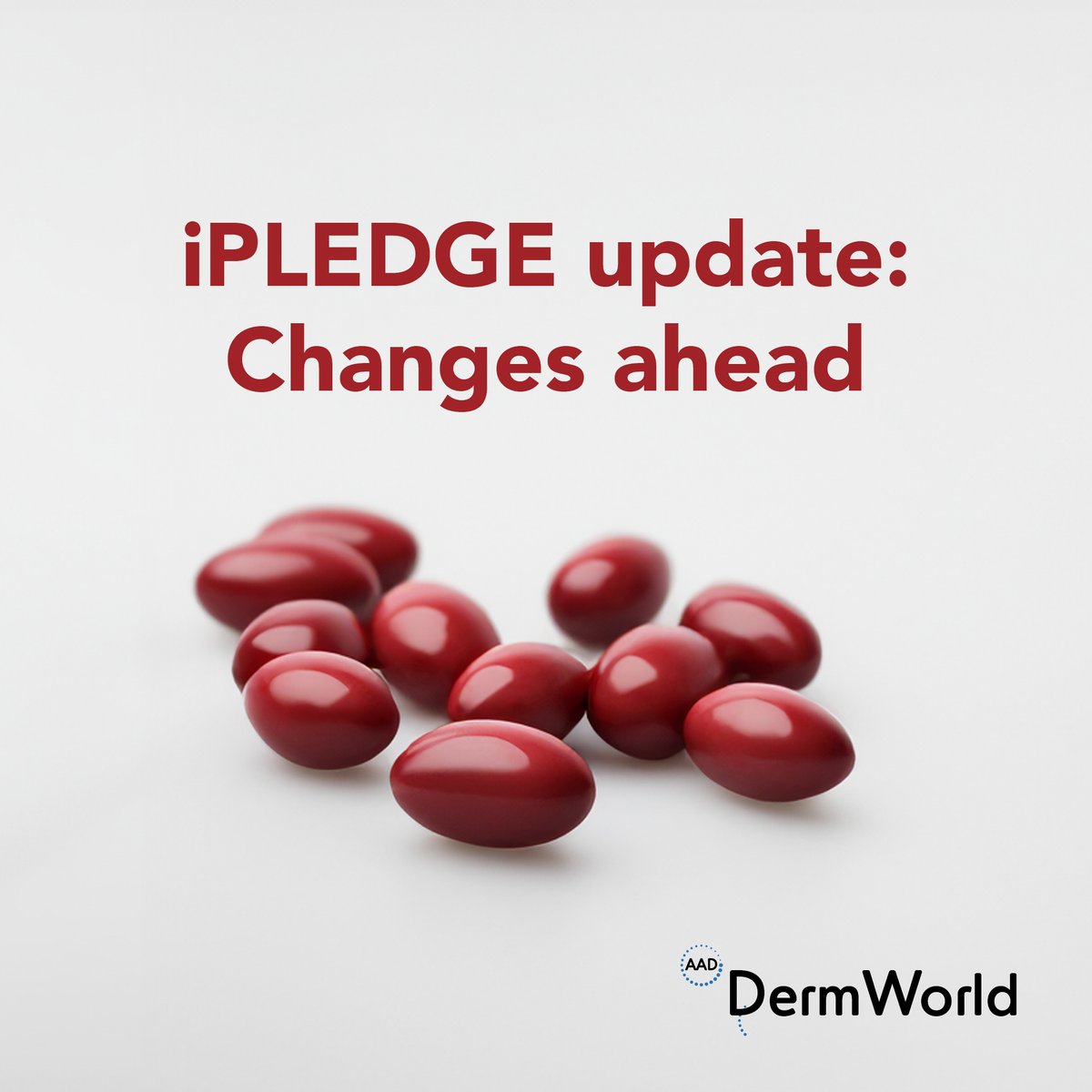 Strong advocacy efforts have prompted new changes to the #iPLEDGE program. What do they mean for dermatologists and their patients? #DermWorld breaks it down. 
aad.org/dw/monthly/202…