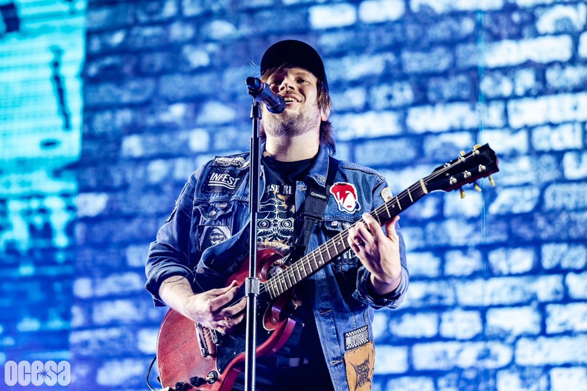 ocesa_rock's tweet photo. Gran noche junto a @falloutboy, que se repita. 🖤😎

📸: Pablo Deyta https://t.co/U0vq25pzYb
