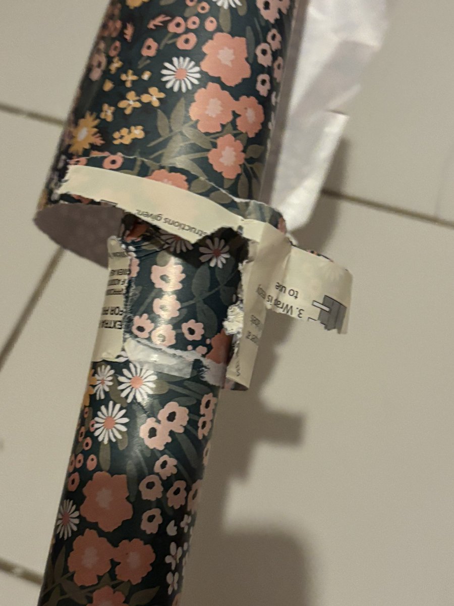 EZooeeeee's tweet photo. @sainsburys who the heck decided to add a sticker over the wrapping paper. Stop being capitalistic morons and make your products simpler https://t.co/6fz97UgU1s