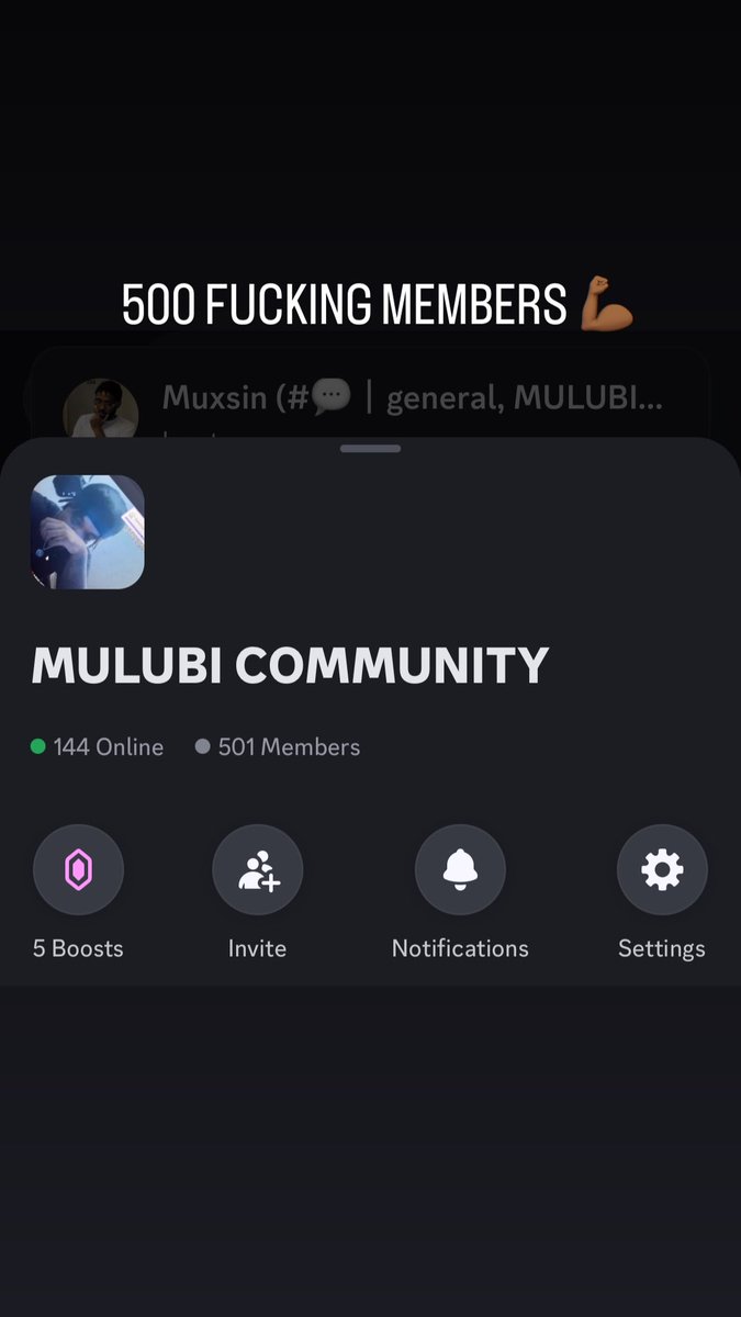 mulubiii's tweet photo. 500 MEMBERS IN TWO MONTHS WE ARE LIT YALLLLLLLLL I LOVE YOU GUYS🫶🏿 https://t.co/lLaCTsa5vu