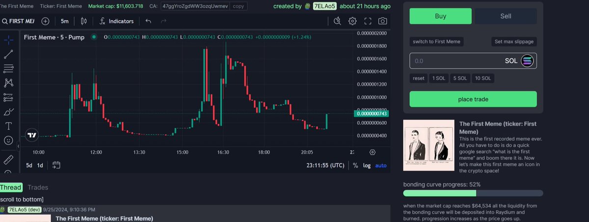 The1stMeme's tweet photo. Looks Like a Slow and Steady Cooker.. This Thing is Going Up No Matter What.. The Meta and the Meme Says it all.. Get You Some #FIRST 🏃‍♂️🏃‍♀️ It's the 1st Meme Ever.. Don't Be Last.. #LFG 🚀 #DYOR 🤓 https://t.co/XmIlGWz7fx