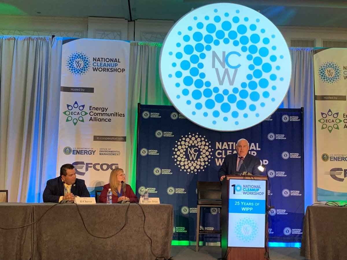 Last week at the National Cleanup Workshop in Arlington, VA,  DOE's Carlsbad Field Office manager, Mark Bollinger, showcased progress at WIPP. 

The panel, featuring WIPP's 25th Anniversary, included local leaders discussing cleanup priorities and the future of the workforce.