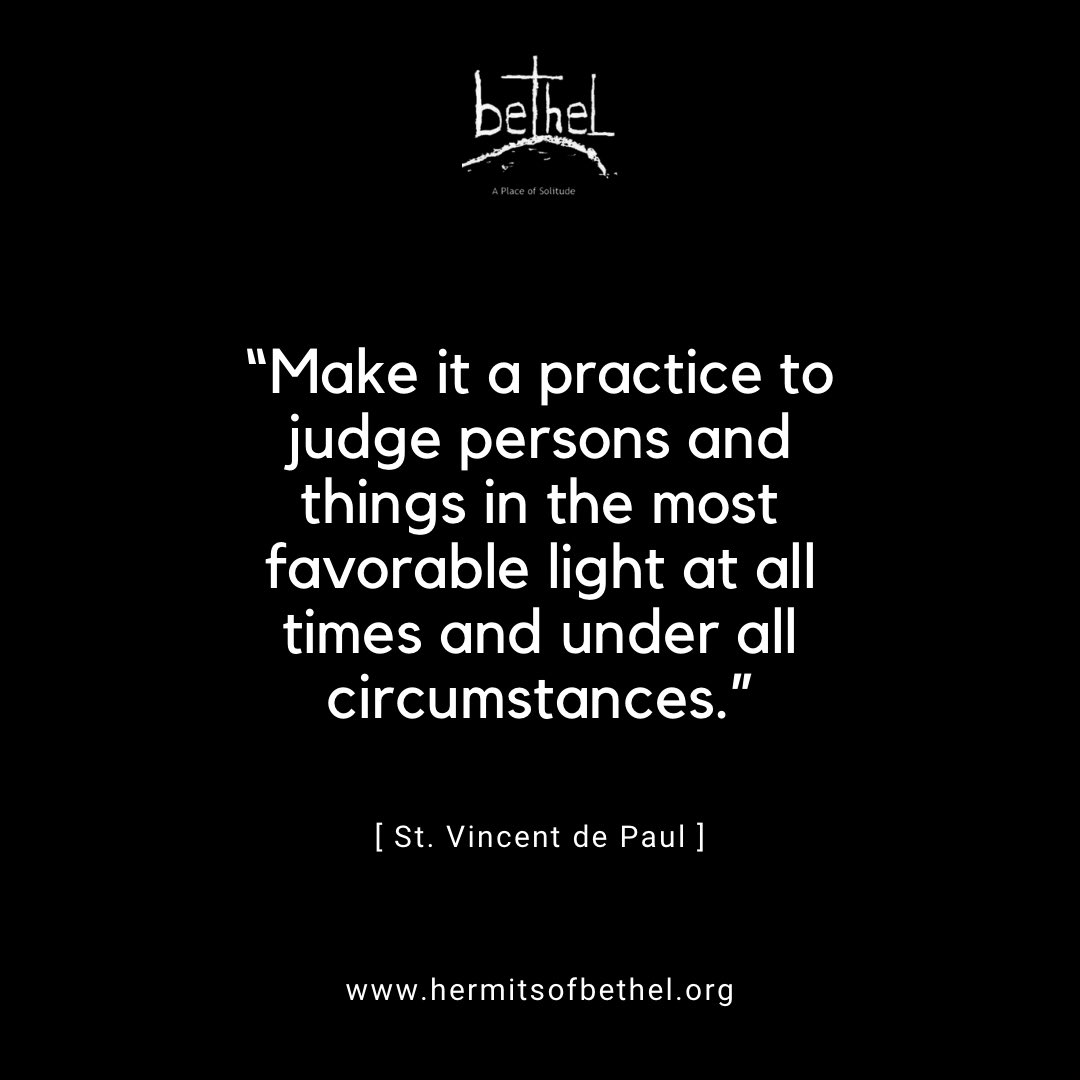 kcmasong's tweet photo. A Blessed Feast of St. Vincent de Paul

“Make it a practice to judge persons and things in the most favorable light at all times and under all circumstances.” - St. Vincent de Paul

#BethelSolitude
#dailydiscipleship
#tegd
#HermitsOfBethel
#PaxEtLux 
https://t.co/Kp4Yy0lk7e https://t.co/Sdmv7ekGZl