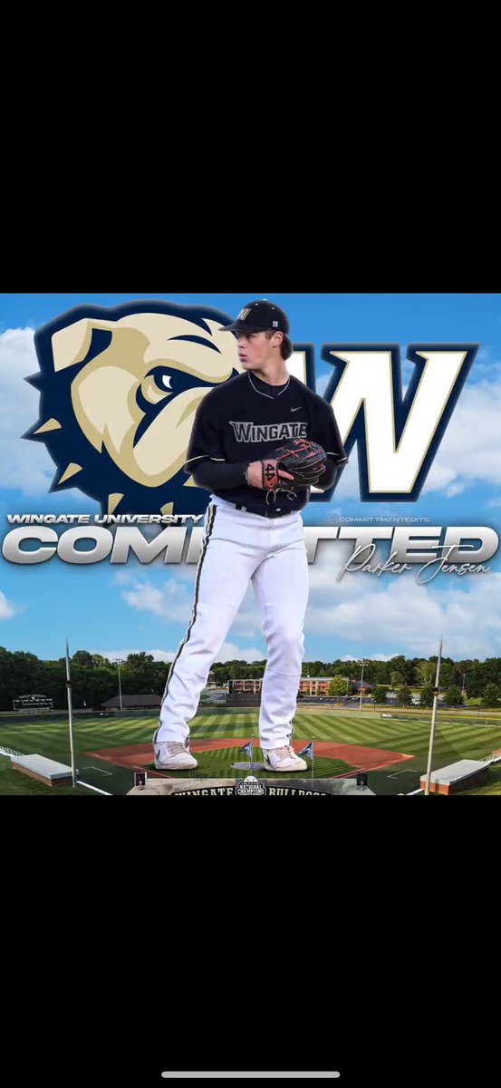 Parker Jensen (@_parkerjensen_) on Twitter photo Thank you Coach Gregory and the Wingate staff for this amazing opportunity! Go dawgs🐶
<a href="/5starnational/">5 Star National</a>
<a href="/WingateBaseball/">Wingate Baseball</a> Thank you Coach Gregory and the Wingate staff for this amazing opportunity! Go dawgs🐶
<a href="/5starnational/">5 Star National</a>
<a href="/WingateBaseball/">Wingate Baseball</a>