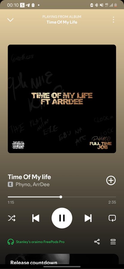 1Rosiy's tweet image. Time of my Life By Phyno Ft Arrdee is Out 🎶🎵
 Arrdee speak Igbo 😆🥰 phyno i see u 
#TimeOfMyLife