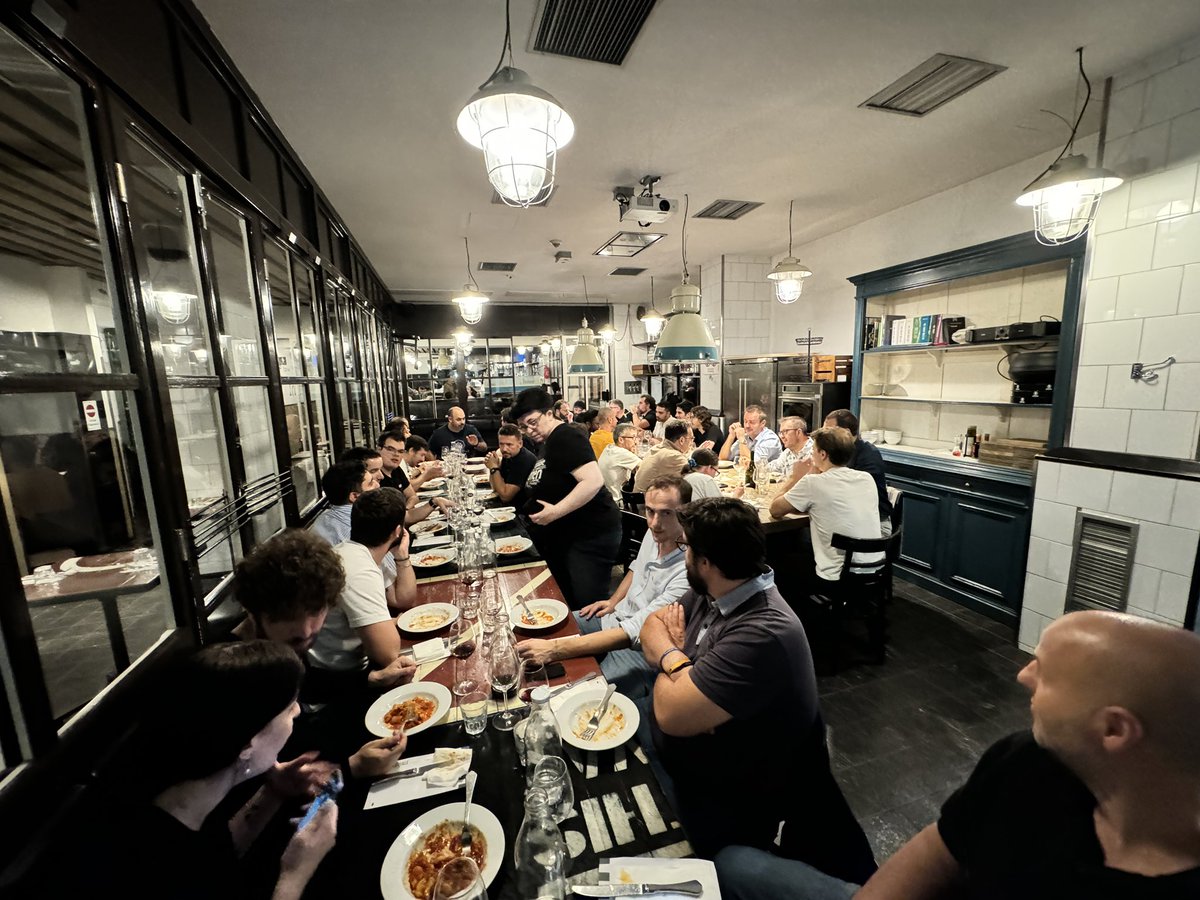 Luca Mezzalira (@lucamezzalira) on Twitter photo What a dinner here in Rome for the AWS community day 🥳
Thanks a lot to @monicaontech <a href="/bianchiluca/">Luca Bianchi</a> and the incredible crew behind this community event that is promising to rock tomorrow! What a dinner here in Rome for the AWS community day 🥳
Thanks a lot to @monicaontech <a href="/bianchiluca/">Luca Bianchi</a> and the incredible crew behind this community event that is promising to rock tomorrow!