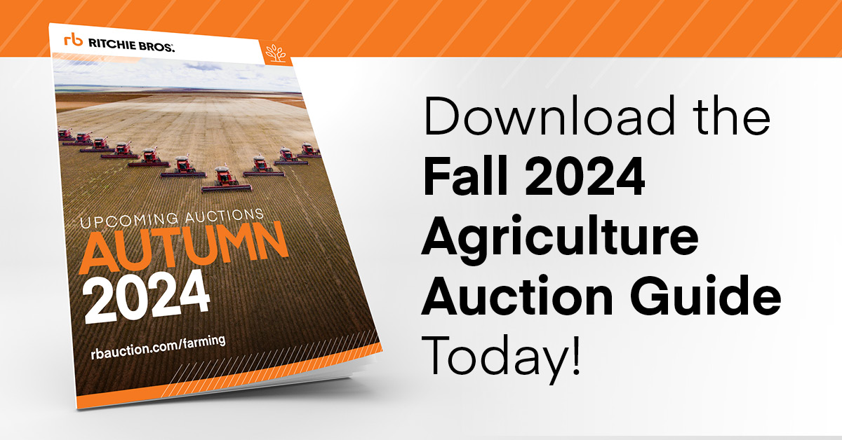 Fall farm auction season is here! As harvest wraps up, it's time to prep for spring with ag equipment, trucks, and even farmland in our marketplace. Nearly 20 farm sales coming up this season!

Download the Fall 2024 Agriculture Auction Guide: ow.ly/nw3350TwMNV