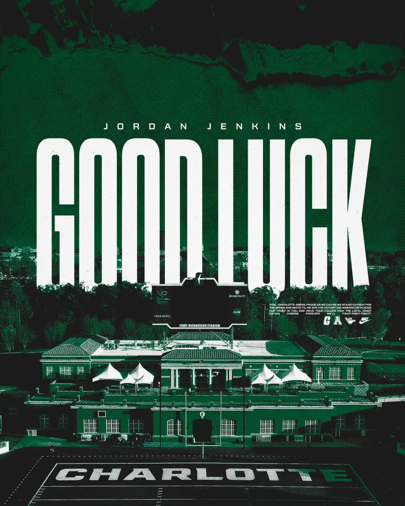 Thank you so much for the luck for my homecoming next week <a href="/JLBarnes4/">Coach JB</a> <a href="/Charlotte49ers/">Charlotte 49ers</a> 💚