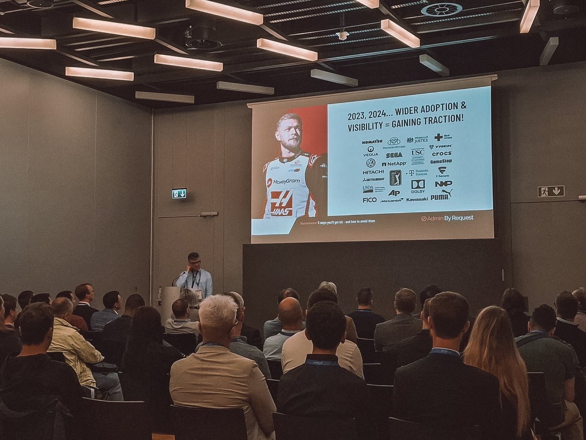 AdminByRequest's tweet image. We’re taking the stand at the Swiss IT Forum & Expo in Geneva! Discussing the most common use case scenarios for @AdminByRequest Endpoint Privilege Management (EPM) and Secure Remote Access 🔐
#SwissITForums #AdminByRequest #EndpointPrivilegeManagement #RemoteAcces