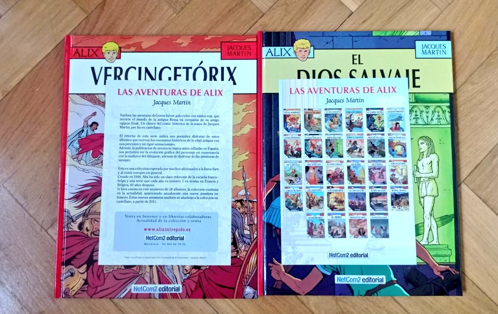 LibrosVintage's tweet photo. El proyecto editorial de #NetCom2: los 25 álbumes de la serie con participación de Jacques Martin, ya publicados por @CastermanBD en Francia y Bélgica, junto con las nuevas aventuras que fueran añadiéndose tras la muerte de Martin. https://t.co/3sukCwxwPb