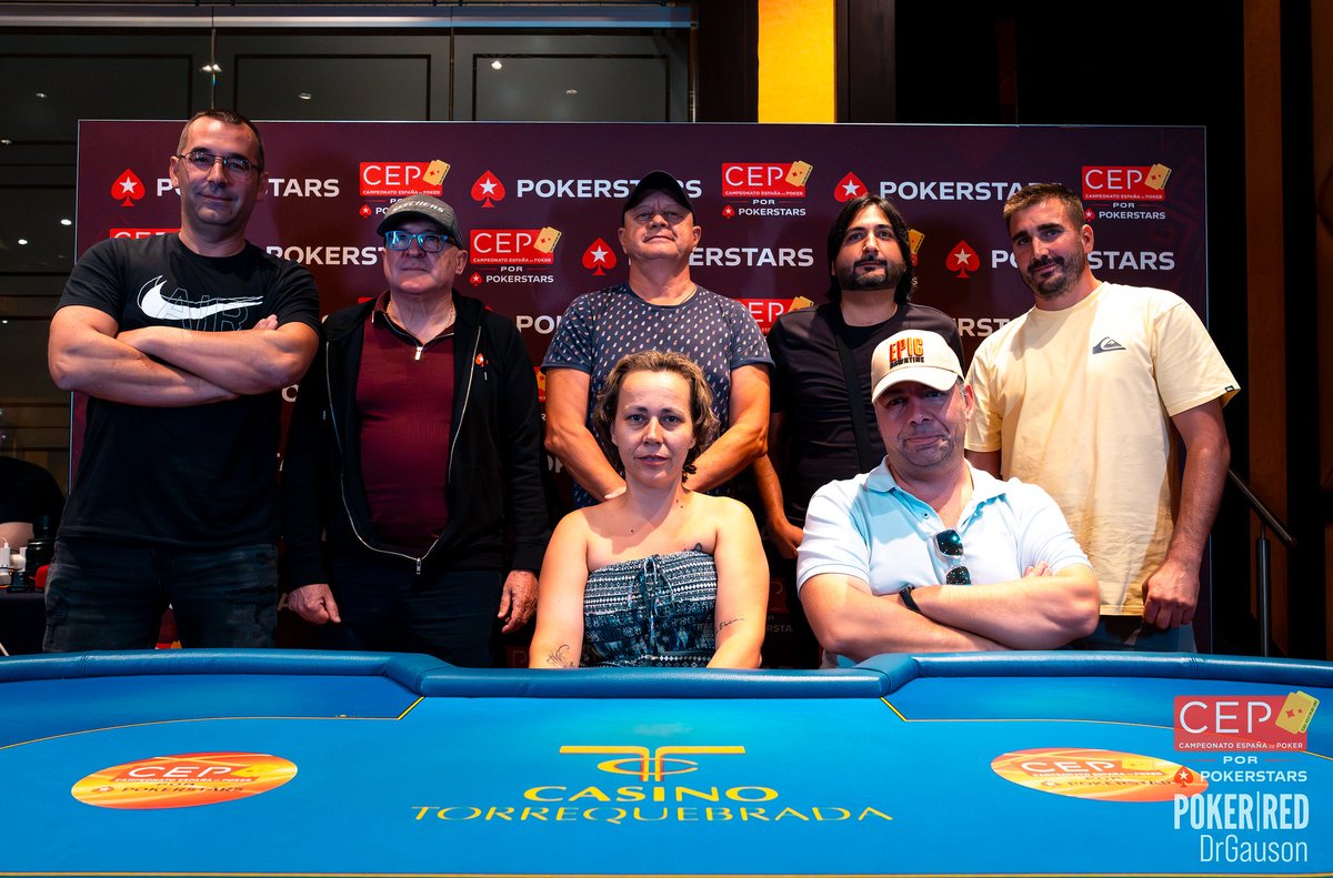 Mesa final en el CEP Turbo NLH
MAIN - NIVEL 11 - 800 / 1,6k - 1,6k Ante
#CEPMalaga #YoSoyCEP <a href="/PokerStarsSpain/">PokerStars España</a> <a href="/CEP_Poker/">CEP Poker</a>
poker-red.com/node/149304
